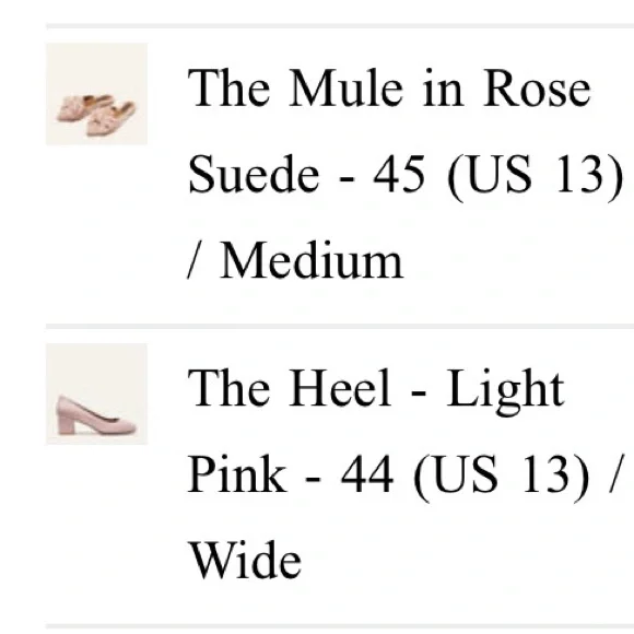Margaux “The Heel” in Light Pink NWOT - Picture 6 of 6